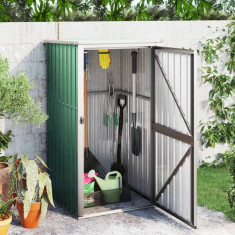 sopron de gradina, verde, 88x89x161 cm, otel galvanizat