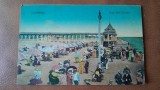 Carte postyala, Plaja de la Mamaia, inceput de secol XX