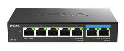 D-link dms-107 unmanaged switch 7 port foto