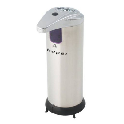 Dispenser metalic cu senzor pentru sapun lichid Beper, 250 ml foto