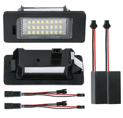 Set Lampi Numar Inmatriculare Led Porsche Panamera 970 2010&amp;rarr; 4 Usi BTLL-010 foto