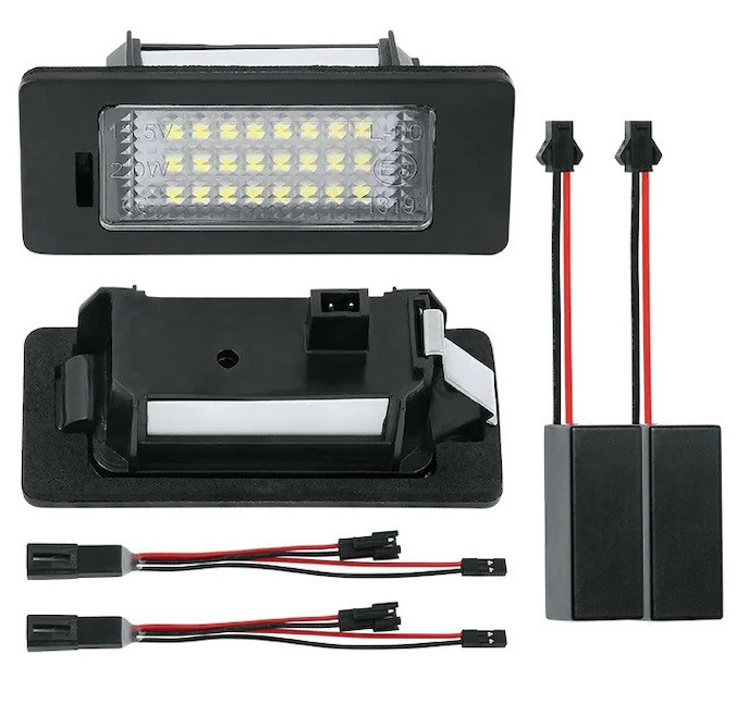 Set Lampi Numar Inmatriculare Led Audi A4 B8 2010&rarr; 4 Usi / 5 Usi BTLL-010