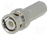 Conector BNC, {{Impedan&amp;#355;a de unda}}, tata, {{Placare contact}}, {{Producator}} -