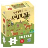 Puzzle Animale din padure