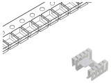 "Heatsink din Cupru pentru TO263, 19.38mm x 25.4mm x 1143mm"