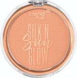 Trend !t up Silk&#039;n Sun Glow pudră bronzantă Nr.010, 9 g