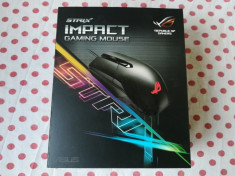 Mouse Gaming ASUS ROG Strix Impact Black. foto