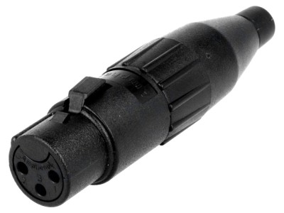 Conector XLR mamă 3 pini pentru cablu foto