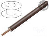 Cablu litat ELECTRO-PJP 1x1mm2 PVC maro 100V 100m