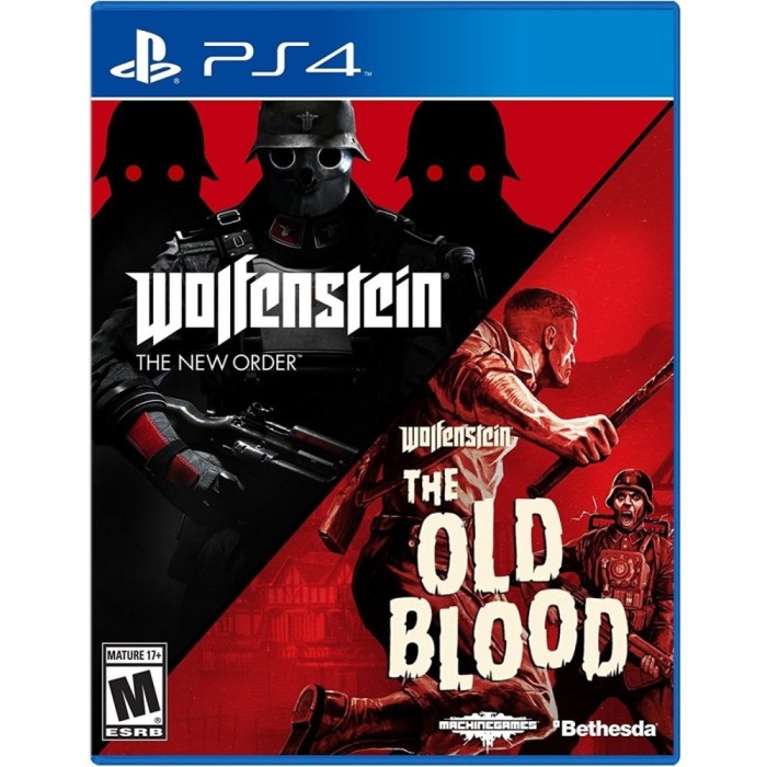 Wolfenstein: The Two Pack ( The Old Blood + The New Order ) Playstation 4, Second-Hand