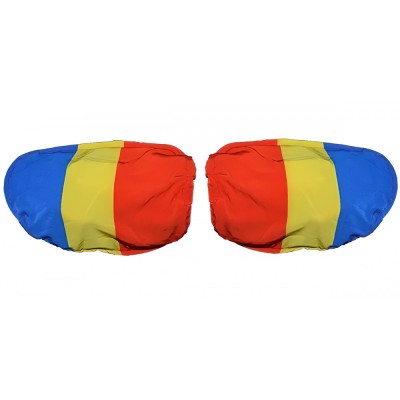 Huse tricolore pentru oglinzi auto, set 2 buc foto