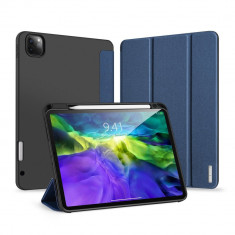 Husa Apple iPad Pro 11&amp;#039;&amp;#039; 2020 / iPad Pro 11&amp;#039;&amp;#039; 2018, Functie de Stand Multi-Angle si Smart Sleep, DUX DUCIS Domo, Albastru foto