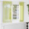 Perdele Voile cu Oelii 2 buc Verde măr 140x140 cm