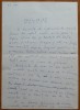 Manuscris olograf Geo Bogza, Philippide, 7 pagini, 1980