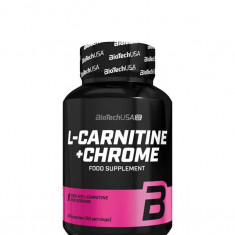 Supliment Alimentar L-Carnitina cu Chrome 60 capsule Bio Tech USA