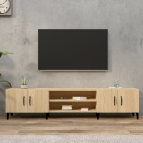 vidaXL Comodă TV, stejar sonoma, 180x31,5x40 cm, lemn prelucrat