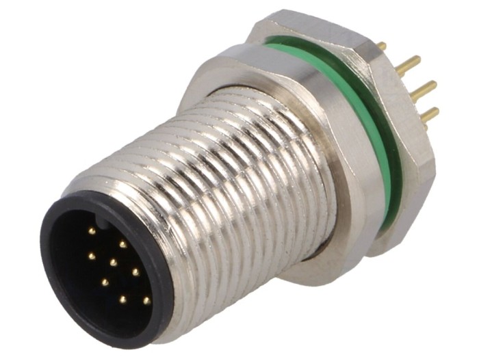 Conector soclu M12 12 pini IP67