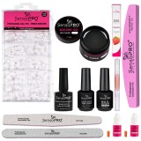 Cumpara ieftin Kit Unghii False cu Tipsuri pentru Manichiura French #04
