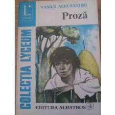 PROZA-VASILE ALECSANDRI