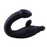 Vibrator Anal Black Mont P-spot Perineum Massager, Negru, 25 cm