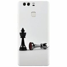 Husa silicon pentru Huawei P9 Plus, Chess foto