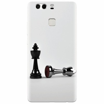 Husa silicon pentru Huawei P9 Plus, Chess foto