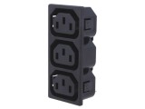 Conector alimentare AC splitter 10A 250V IEC C13