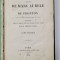 LETTRES IEDITES DE MARC AURELE ET DE FRONTON , AVEC LE TEXTE LATIN , VOLUMUL I , 1830