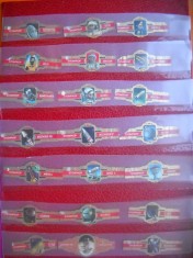 HOPCT LOT NR 30 PIONIERAT IN COSMOS / SPACE 21 BUC BUC-ETICHETE VECHI DE TRABUCURI/ CIGARS LABELS -COLECTIE DE LUX-