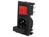 Conector Alimentare AC Tată 10A 250V IEC 60320