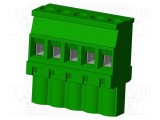 Conector regletă de conexiuni deconectabilă mufă mamă 15A AMPHENOL ANYTEK