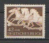 Deutsches Reich 1942 - Braune Band, cai, calarie, neuzata