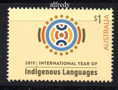 Australia 2019, Anul International al limbilor indigene, serie neuzata, MNH foto