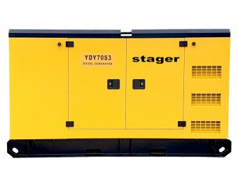 Stager YDY70S3 Generator insonorizat diesel trifazat 62kVA, 89A, 1500rpm foto