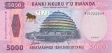 Bancnota Rwanda 5.000 Franci 2024 - P45 UNC ( vezi descriere )