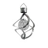 Lampa Solara Gradina, 1 LED Multicolor, 16cm, Strend Pro, Acamar - Argintiu, Inox/Plastic, Cilindru