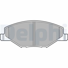 DELPHI LP2444 set placute frana,frana disc
