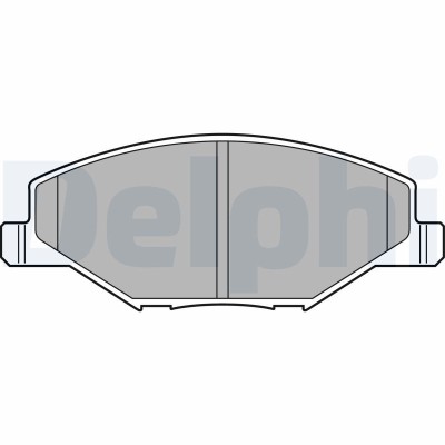 DELPHI LP2444 set placute frana,frana disc foto