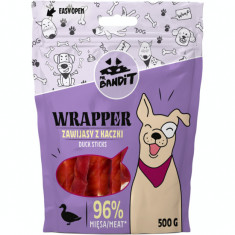 Recompense pentru caini Mr. Bandit WRAPPER, sticks, rata, 500g AnimaPet MegaFood