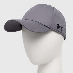 Under Armour sapca Team Blitzing culoarea gri, neted, 1376702