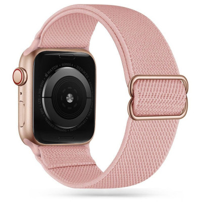 Curea Compatibila cu Apple Watch 4,5,6,7,8,SE,41 mm,40mm,38mm - Tech-Protect Mellow Roz foto