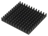 Radiator Aluminiu Negru 42.5x45x6mm