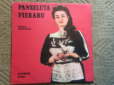 Panseluta Fieraru 1991 disc vinyl lp muzica lautareasca populara STEPE 03970 VG+ foto