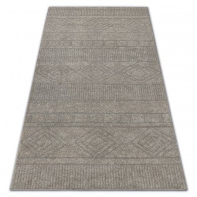 Covor Soft 8040 Aztec Boho crem si bej deschis, 120x170 cm foto