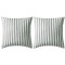 vidaXL Perne de exterior, 2 buc, imprimeu dungi, 45 x 45 cm, gri 132309