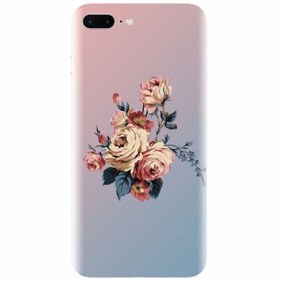 Husa silicon pentru Apple Iphone 7 Plus, Roses foto