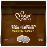 Cafea Vigoroso, 18 paduri compatibile Senseo&reg;*, Italian Coffee