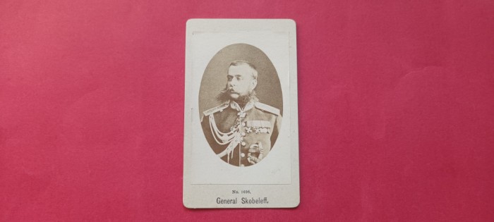 CDV Mikhail Dmitriyevich Skobeleff General Rus Militari Military