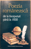 Poezia romaneasca de la inceputuri pana la 1830