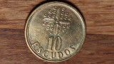 Portugalia - moneda de colectie - 10 escudos 1999 - xf+ / aunc- superba !, Europa